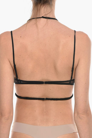 Reggiseno a Balconcino Trasparente con Ferretto