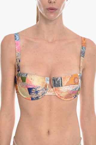 Patterned ANNEKE Balconette Bikini Top