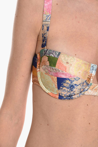 Patterned ANNEKE Balconette Bikini Top