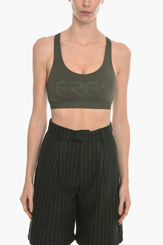 Sports Crop Top with Logo