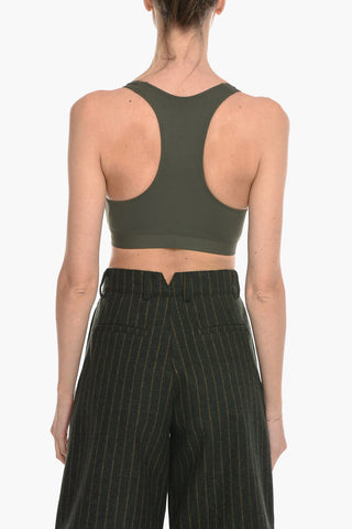 Sports Crop Top with Logo