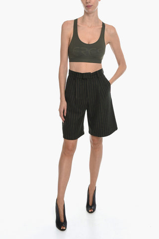 Sports Crop Top with Logo