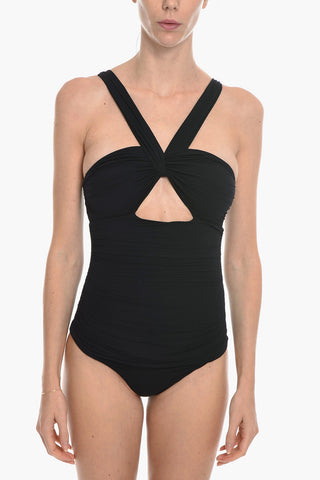 Cut-Out and draping Details ANSON One Piece Swimsuit