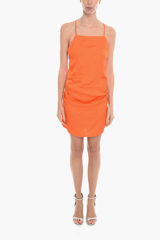 Vestito ORLY in Raso Drappeggiato
