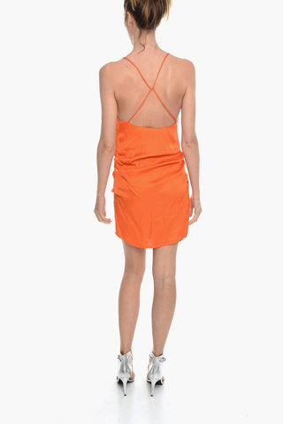 Vestito ORLY in Raso Drappeggiato