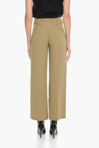 Flared OLIANA Pants with Decorative Pockets on The Back