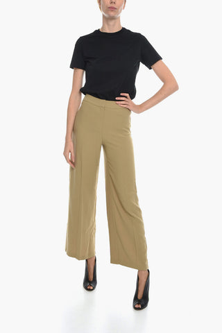 Flared OLIANA Pants with Decorative Pockets on The Back