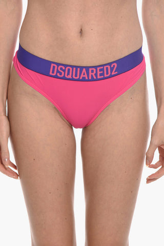 Two-tone Briefs with Logo Band at the Waist
