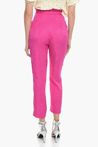 BOUTIQUE Jacquard Viscose Pants with Safety Belt
