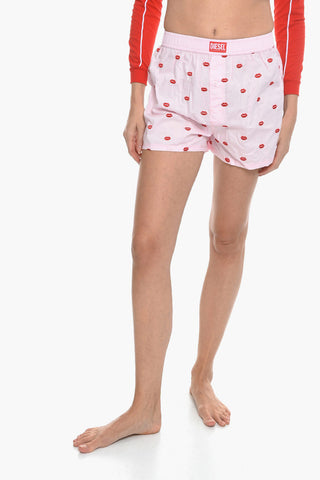 Shorts UUBX-STARK Ricamato All-Over Bocche