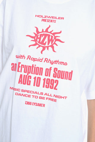 Front Printed WINGS FESTIVAL Crew-neck T-Shirt