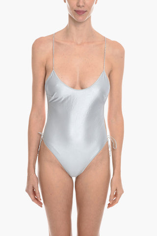 Costume GLO Intero in Lurex con Schiena Scoperta
