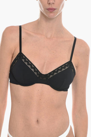 Reggiseno PAULETTE in Tinta Unita con Dettaglio Traforato