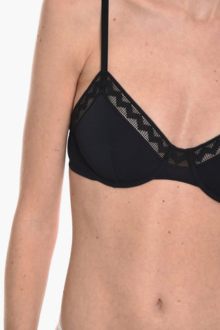Reggiseno PAULETTE in Tinta Unita con Dettaglio Traforato