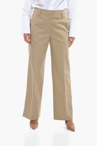 High-waisted GABARDINE Palazzo Pants