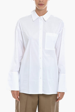 Cotton HENRICH Oversized Shirt with Breast Pocket