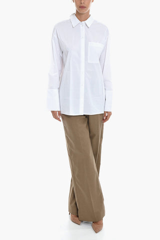 Cotton HENRICH Oversized Shirt with Breast Pocket