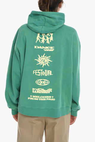 기모 면 후디 RIVERS LOGOS 뒤 프린트