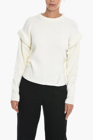 Cotton and Wool Ribbed ERIN Sweater