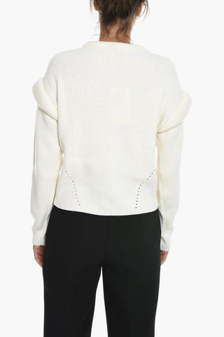 Cotton and Wool Ribbed ERIN Sweater