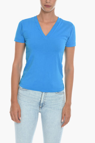 3-Piece Cotton T-Shirt Set with Crew and V Neck