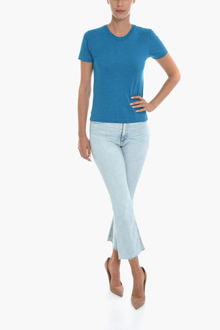 3-Piece Cotton T-Shirt Set with Crew and V Neck