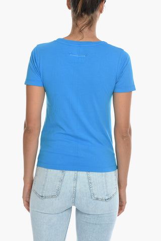 3-Piece Cotton T-Shirt Set with Crew and V Neck