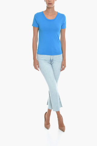 3-Piece Cotton T-Shirt Set with Crew and V Neck