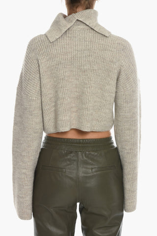 Maxi Maglia a Collo Alto A IMEE In Lana