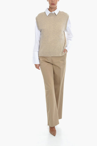 Sleeveless Cashmere NOLA Crew-neck Sweater