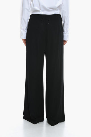 MM1 Side Zipped Palazzo Pants