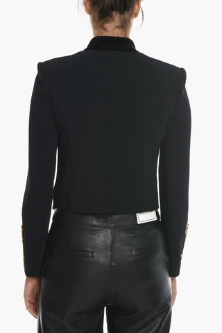 COUTURE! Crop DALÌ Blazer with Applied Cutlery