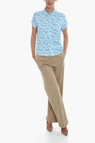 투톤 프린트 셔츠 MAJAN