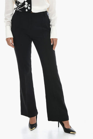 Single Pleated VALENTINA pants with Belt Loops