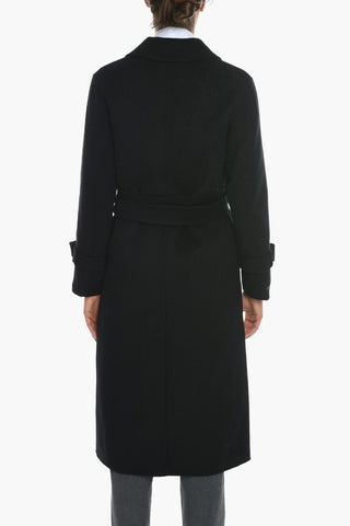 STUDIO Wool Blend FATA Coat with Trench Design