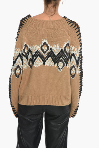 COURCHEVEL Cashmere Sweater with Crystals