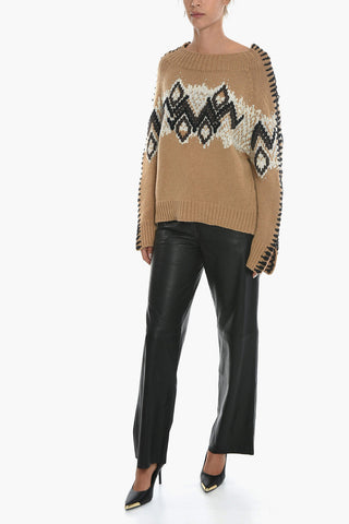 COURCHEVEL Cashmere Sweater with Crystals