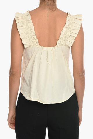 Solid-Color Top GILL with Pleats
