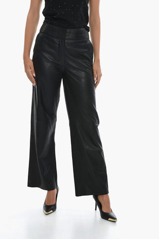 Flared Leather EMMA Pants