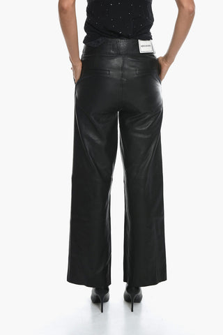 Flared Leather EMMA Pants