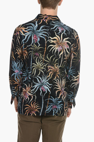 Camicia NIGHTPALM GOLD con Motivo Vegetale