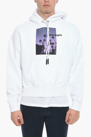 Front Printed STARS AND PALMS Hoodie