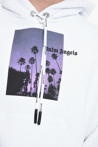 Front Printed STARS AND PALMS Hoodie