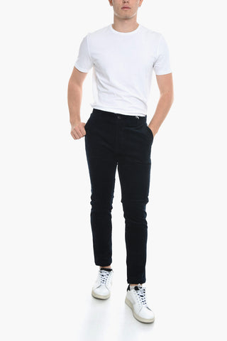 Ribbed-velour ANDY Straight-leg Pants