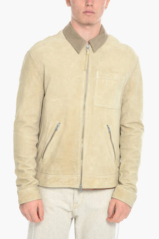 Suede JAXEN Jacket with Breast Pocket