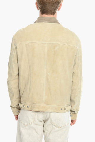 Suede JAXEN Jacket with Breast Pocket