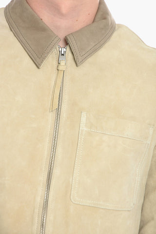 Suede JAXEN Jacket with Breast Pocket