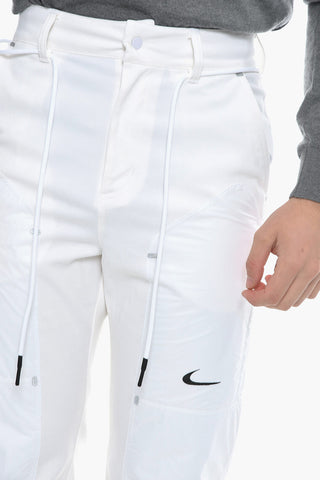NIKE X OFF-WHITE Panatloni Cargo in Misto Cotone con Coulisse