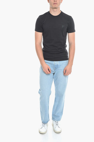 Solid Color T-DIEGOS-K31 Crew-neck T-Shirt