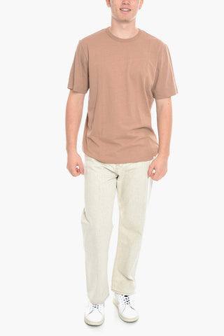 Solid Color HUGO Crew-neck T-Shirt